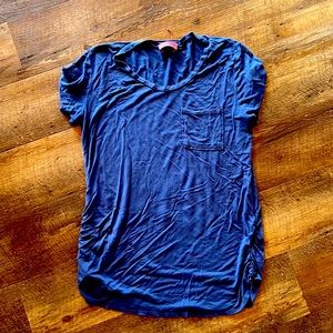 Blue Maternity Tee